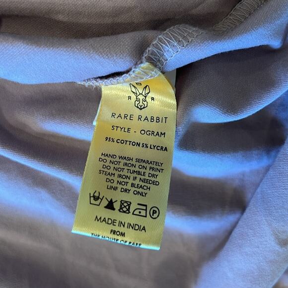 Rare Rabbit Men's Pink Monogram Print Polo Size L - Picture 8 of 8